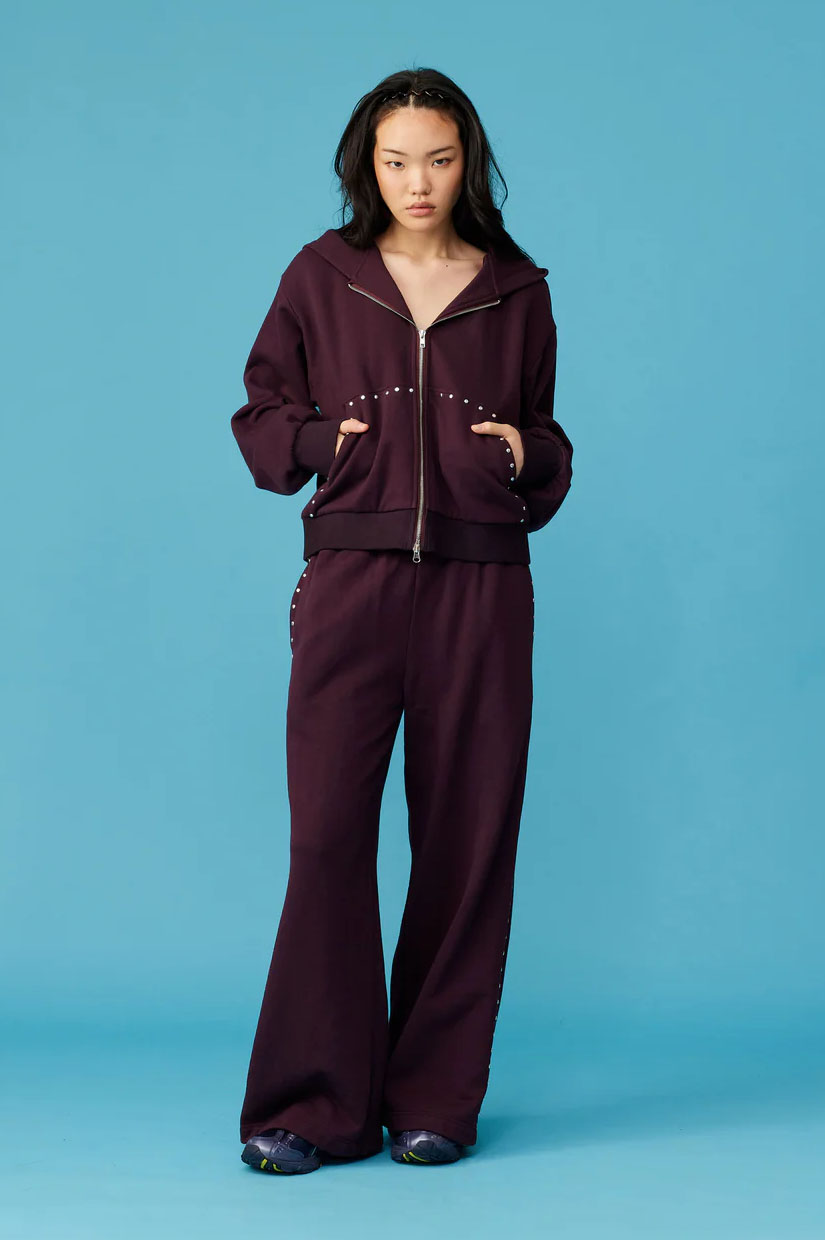 Ruby Lex Hoodie - Deep Plum