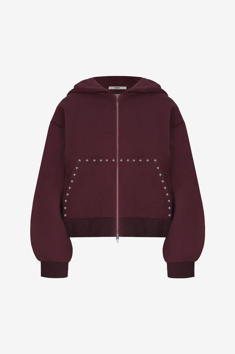 Ruby Lex Hoodie - Deep Plum