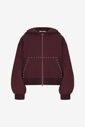 Ruby Lex Hoodie - Deep Plum