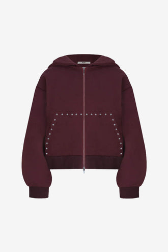 Ruby Lex Hoodie - Deep Plum