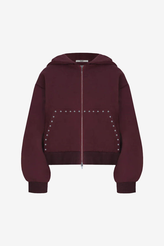 Ruby Lex Hoodie - Deep Plum