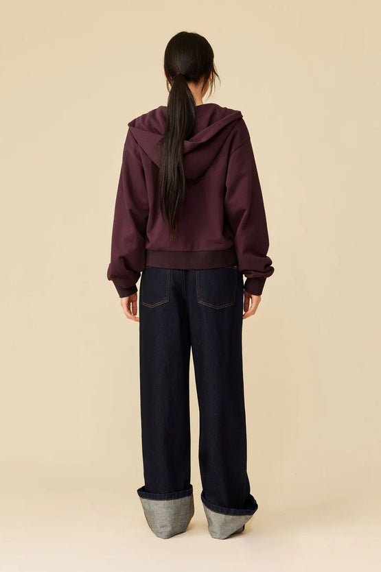 Ruby Lex Hoodie - Deep Plum