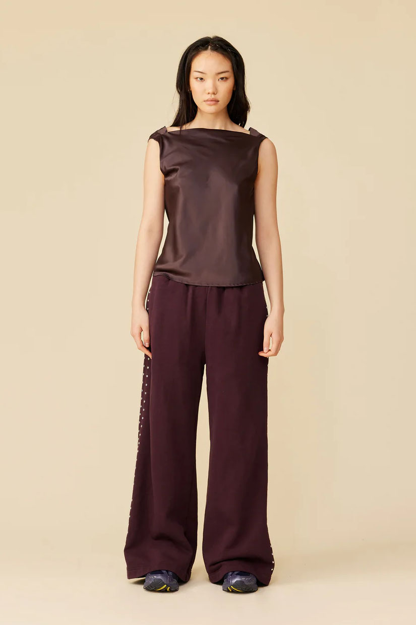 Ruby Lex Trackpant - Plum