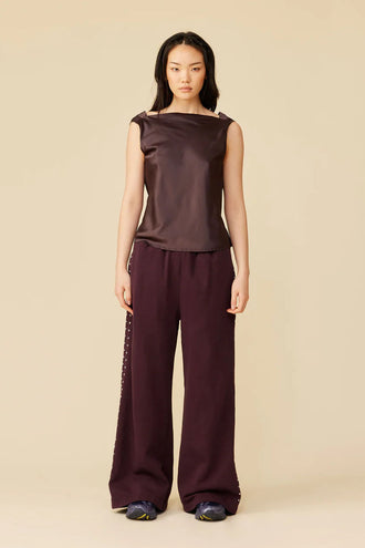 Ruby Lex Trackpant - Plum