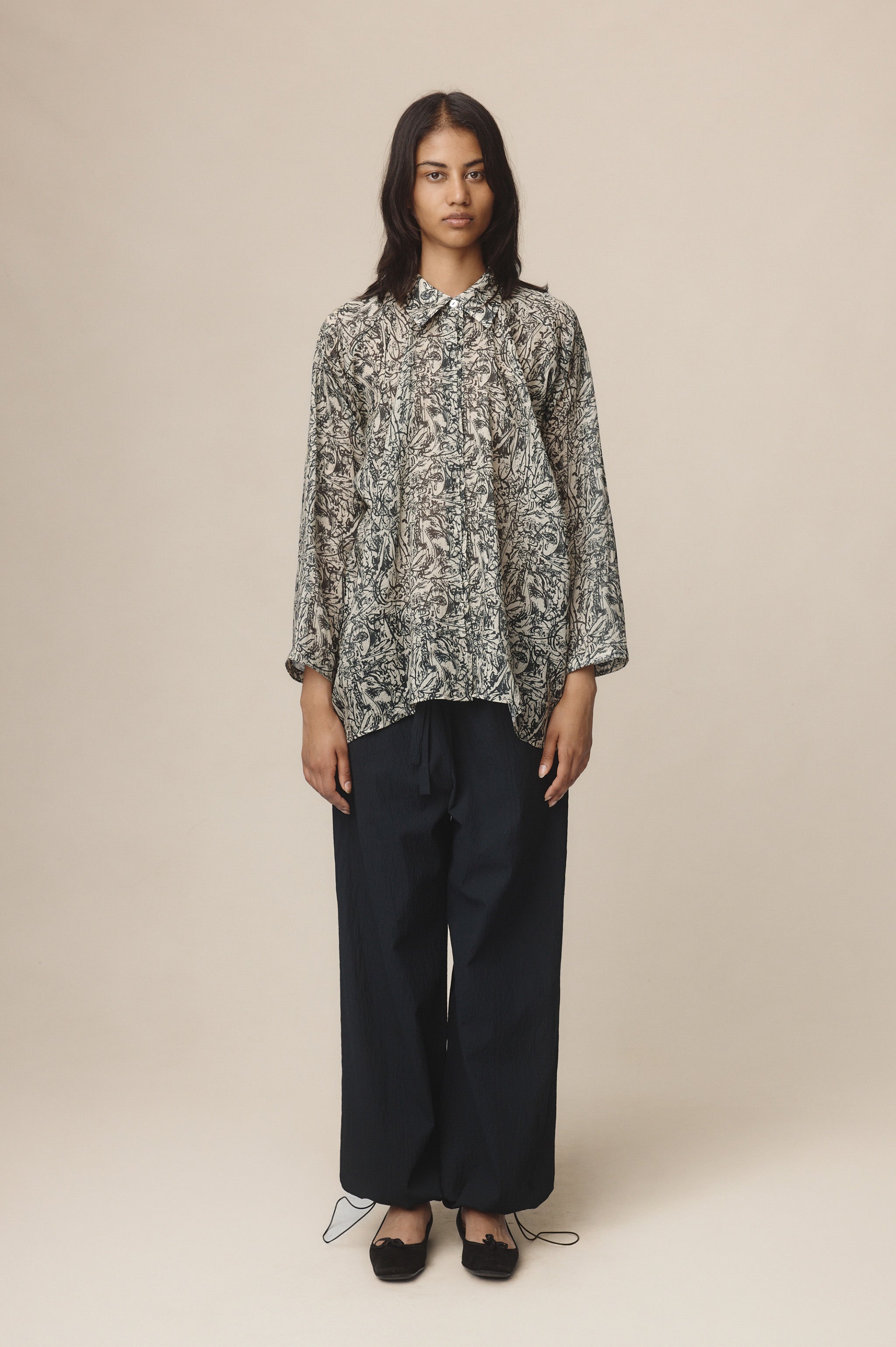 Marle Liberty Shirt - Echo Print