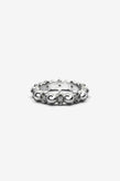 Stolen Girlfriends Club Darkness & Light Ball Chain Ring - Silver Topaz