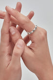 Stolen Girlfriends Club Darkness & Light Ball Chain Ring - Silver Topaz