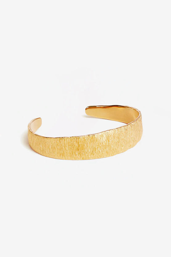 By Charlotte Woven Light Cuff - Gold