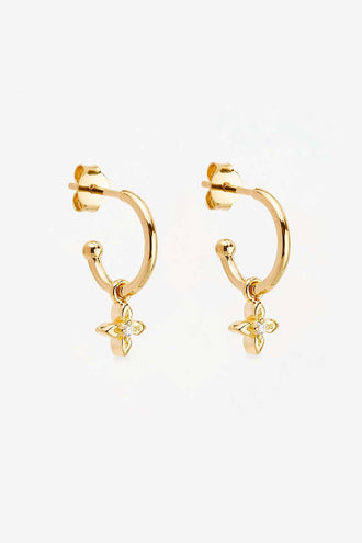 By Charlotte Live In Light Hoops - Gold