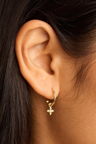 By Charlotte Live In Light Hoops - Gold