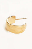 By Charlotte Woven Light Hoops - Gold