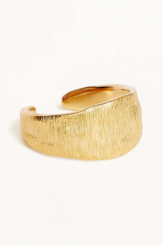 By Charlotte Woven Light Ring - Gold