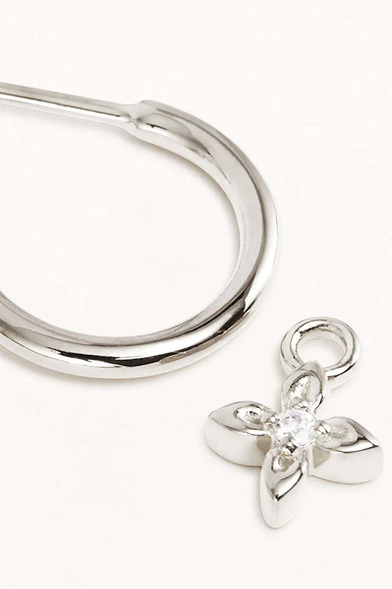 By Charlotte Live In Light Hoops - Silver