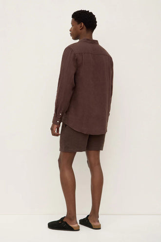 Assembly Everyday Linen LS Shirt - Ganache