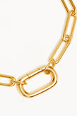 By Charlotte With Love Annex Link Bracelet 18" - Gold