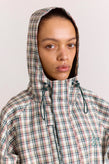 Damson Madder Liu Raincoat - Elderberry Check