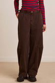 Damson Madder Liv Trouser - Coffee Bean