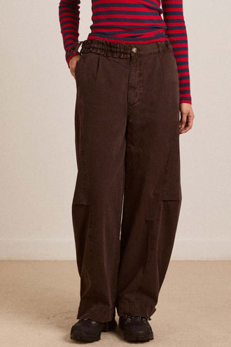 Damson Madder Liv Trouser - Coffee Bean