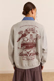 Damson Madder Local Fixers Sweatshirt - Grey