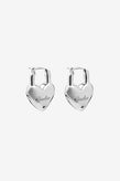 Stolen Girlfriends Club Love Locket Earrings - Silver