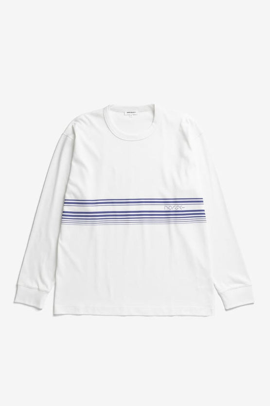 Norse Projects Loften LS T-Shirt - White