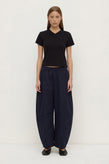 Assembly Lola Barrel Pant - Navy