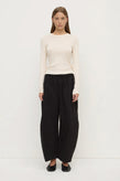 Assembly Lola Barrel Pant - Black