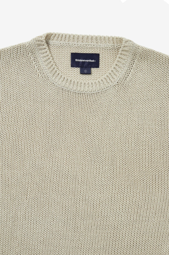 Thisisneverthat Loose Gauge Knit - Ivory