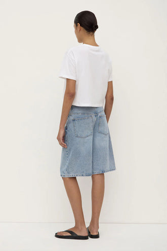 Assembly Loose Fit Denim Short - Mid Stone