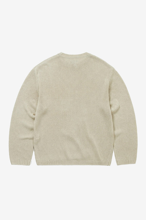 Thisisneverthat Loose Gauge Knit - Ivory