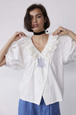 Damson Madder Lottie Blouse - White