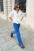 Damson Madder Lottie Blouse - White