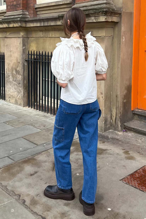 Damson Madder Lottie Blouse - White