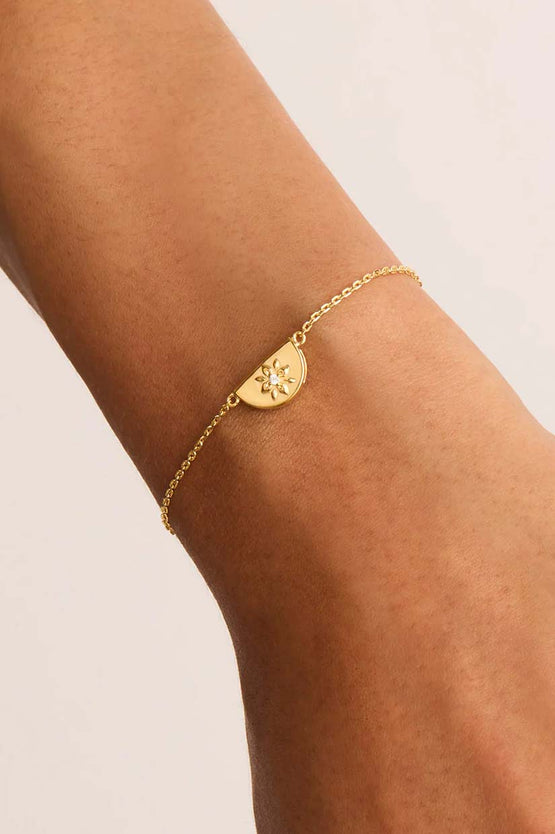 By Charlotte Lotus Bracelet - Gold