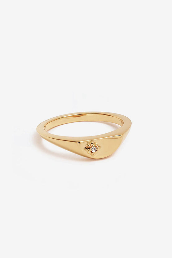 By Charlotte Lotus Ring - Gold