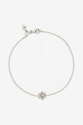 By Charlotte Bloom Within Lotus Bracelet - Silver