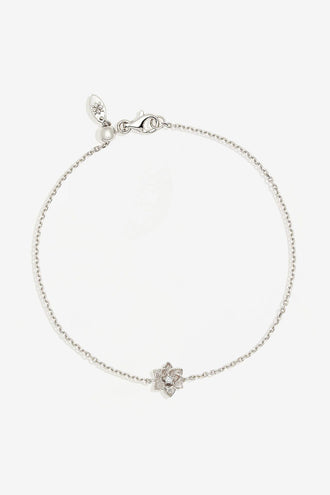 By Charlotte Bloom Within Lotus Bracelet - Silver