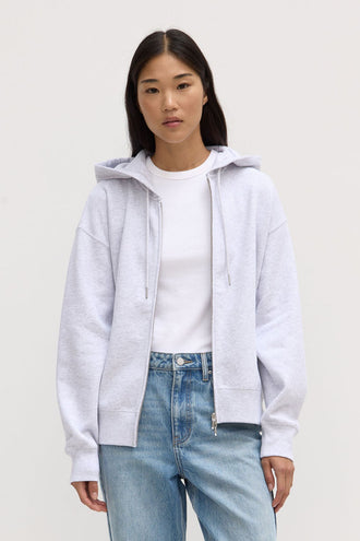 Assembly Louisa Hooded Zip Sweater - Grey
