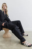 La Tribe Lou Platform Slide - Mist/Black