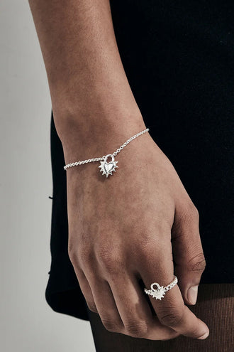 Stolen Girlfriends Club Love Locket Bracelet - Silver