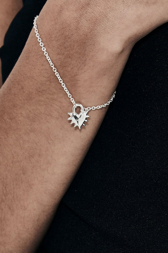 Stolen Girlfriends Club Love Locket Bracelet - Silver