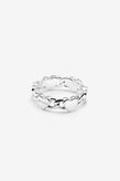 Stolen Girlfriends Club Love Chain Eternity Ring - Silver