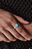 Stolen Girlfriends Club Love Claw Ring - Silver/Opal