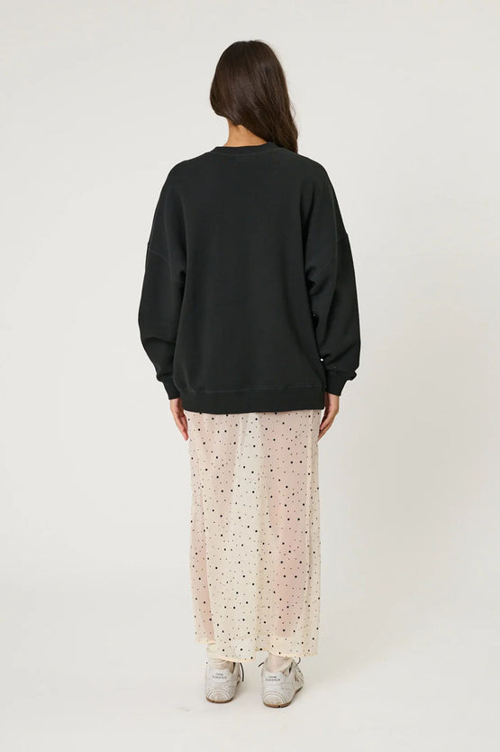 Remain Lovestruck Crew - Washed Black