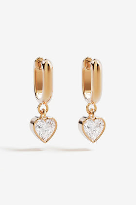By Charlotte Love You More Hoops - Gold