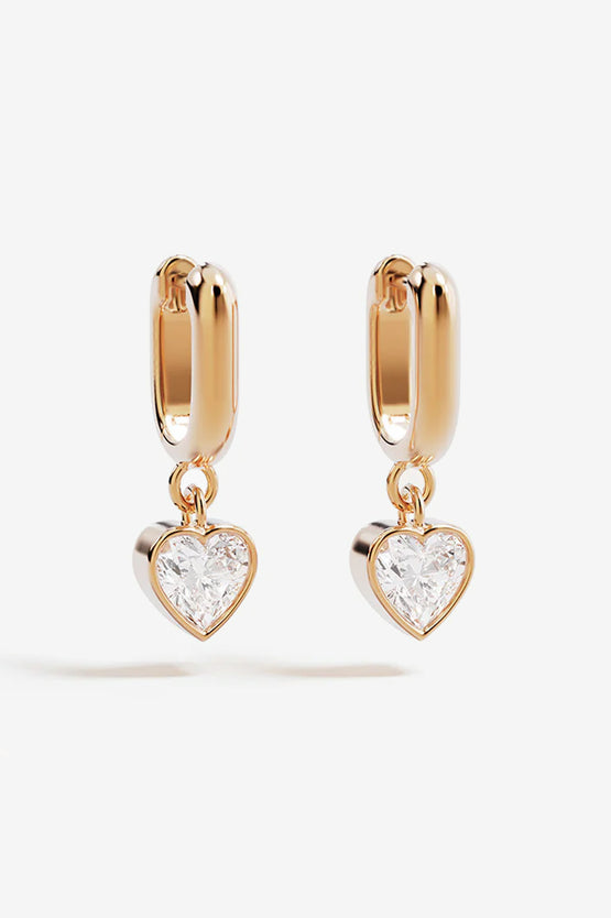 By Charlotte Love You More Hoops - Gold