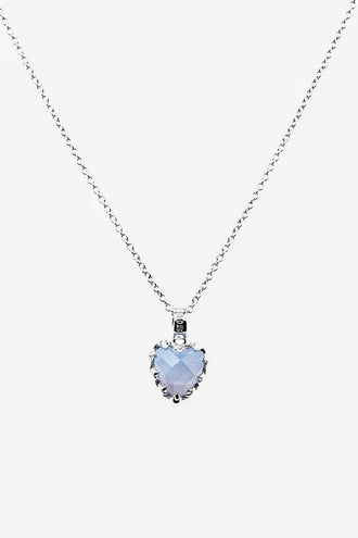 Stolen Girlfriends Club Love Claw Necklace - Blue Lace Agate