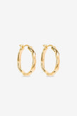 By Charlotte Lover Hoops - Gold