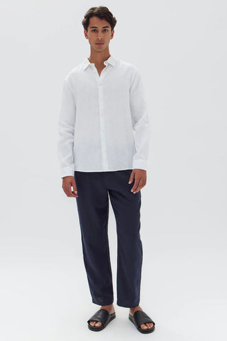 Assembly Casual Linen Shirt - White