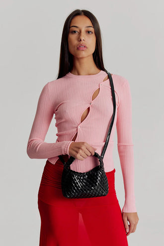 Brie Leon Luca Mini Bag - Black Gloss